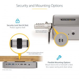 Startech 129N-USBC-KVM-DOCK Dual-laptop Usb-c Kvm Docking