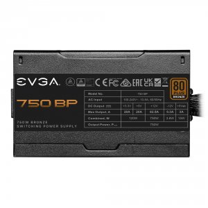 Evga 100-BP-0750-K1 750 Bp 80+ Bronze 750w