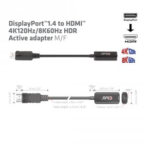 Club CAC-1088 Dp1.4 To Hdmi Mf Hdr