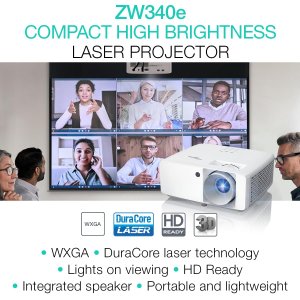 Optoma ZW340E 3600l Wxga Duracore Laser