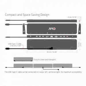 Club CSV-1565 Usbc Triple Display Pd3.0 100w