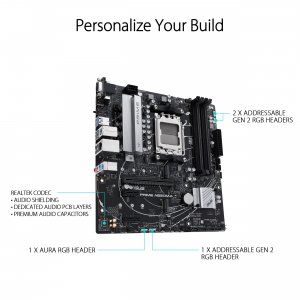 Asus PRIME A620M-A-CSM Mb Prime A620m-a-csm A620 Amd Am5 Max.128gb Ddr