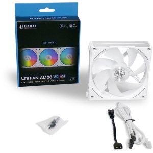 Lianli UF-AL120V2-1W Lian-li Fan Uf-al120v2-1w 120x120x28 White Fan Re