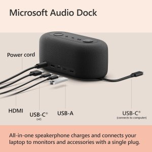 Microsoft IVG-00001 Audio Dock Comm Sc Enxcxdxx Uscanada Hdwr Commerci