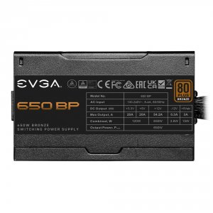 Evga 100-BP-0650-K1 650 Bp, 80+ Bronze 650w