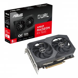 Asus DUAL-RX7600-O8G-V2 Vcx Dual-rx7600-o8g-v2 Amd Radeon Rx7600 V2 Oc