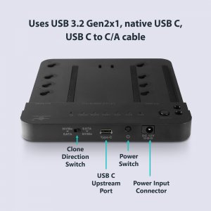 Vantec CB-M2SAT-U3 M.2 Sata Adapter With Clone Functionality