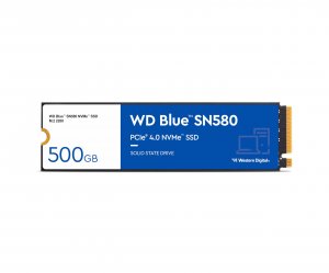 Western WDS500G3B0E Wd Blue Sn580 Nvme Ssd, 500gb