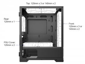 Bgears B-MASSTIGE B-masstige Black Micro Atx Tower Computer Case