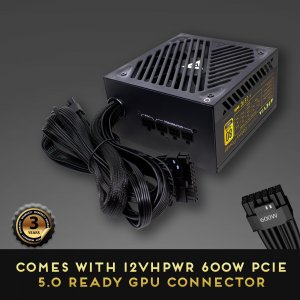 Apevia ATX-GX1000W PCIE5 Galaxy Atx-gx1000w Pcie5.0 - Power Supply - 1