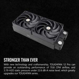 Thermaltake CL-F140-PL14BL-A Toughfan 14 Pro Black 1 Pack