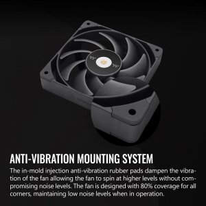 Thermaltake CL-F140-PL14BL-A Toughfan 14 Pro Black 1 Pack