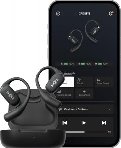 Aftershokz T910-ST-BK-US Shokz Openfit Black Earbuds