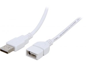 C2g ACM 19018 2m Usb Extension Cable-usb 2.0 A Male To A Female White 