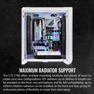 Thermaltake CA-1X7-00F6WN-00 Cte C700 Air Snow Case