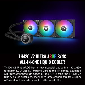 Thermaltake CL-W386-PL14SW-A Th420 V2 Ultra Aio