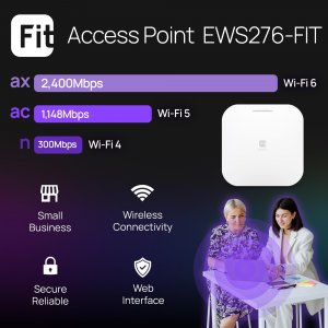 Engenius EWS276-FIT Fit Managed Ews276-fit Wi-fi 6 4x4 Lite Indoor Wir