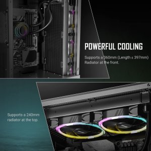 Antec NX500M ARGB Nx500m Argb Mini-tower Atx Gaming Case