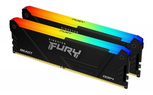 Kingston KF432C16BB2AK2/16 Fury Beast Rgb 16gb 3200mts Ddr4 Cl16 Dimm 