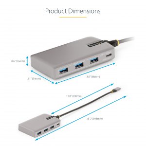 Startech HB31C3A1CDPPD3 4 Port Usb C 10gbps Hub