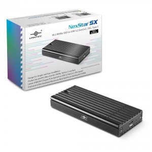 Vantec NST-230C3-BK Nexstar Sx M.2 Nvme Ssd Usb3.2 Enclosure - Black