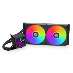 Lianli GA2ALCD28B Lian-li Galahad Ii Lcd 280mm Rgb Fan - Black