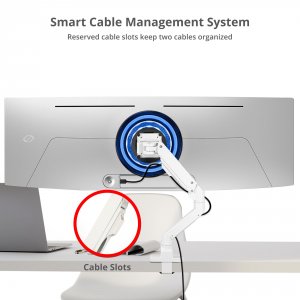 Siig CE-MT3S11-S1 Ac Ce-mt3s11-s1 Single Heavy Duty 34-49 Monitor Arm 