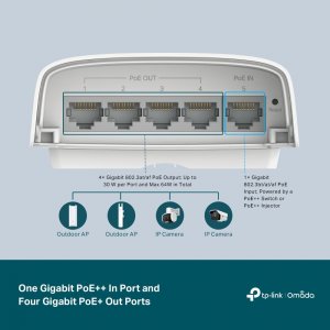 Tplink SG2005P-PD Tp-link Nt Sg2005p-pd Jetstream Omada 5-port Gigabit