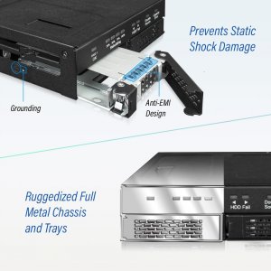 Icy MB902SPR-B R1 Rd Mb902spr-b R1 Tougharmor Raid Dualx2.5 Sata Drive