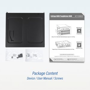 Icy MB902SPR-B R1 Rd Mb902spr-b R1 Tougharmor Raid Dualx2.5 Sata Drive