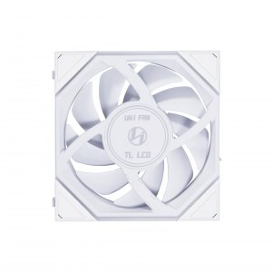 Lianli 12RTLLCD1W.US Lian Li Uni Fan Tl Lcd 120mm Reverse Blade - Whit