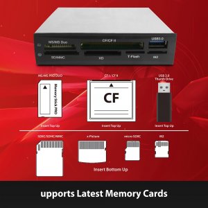 Vantec UGT-CR940 Ugt-cr940 Usb 3.0 Multi-lun Memory Internal Card Read