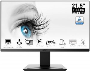 Msi PROMP223 Mn Pro Mp223 21.45 Va Fhd 1920x1080 16:9 1ms 4ms 100hz Hd