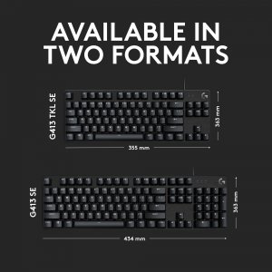 Logitech 920-010442 G413 Tklse Wired Game Keyboard