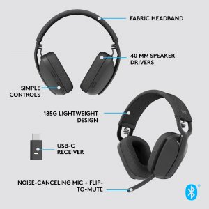 Logitech 981-001198 Zone Vibe Wrls Headset Uc