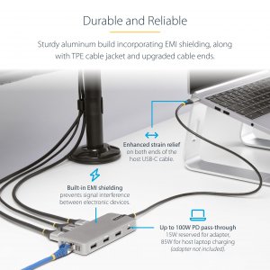 Startech 117B-USBC-MULTIPORT Usb-c Multimonitor Adapter Hdmi