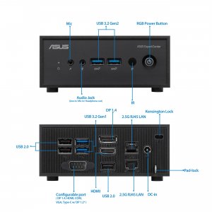 Asus PN42-BBFN1000X1FC Sy Pn42-bbfn1000x1fc Mini Pc N100 No Ram Storag