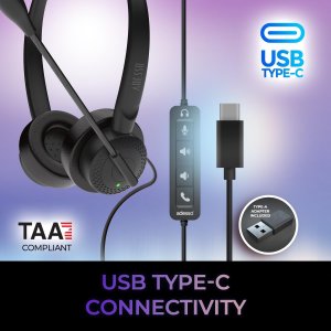 Adesso XTREAMP4T-TAA Taa Compliant Push To Talk - 2 In 1 Headset