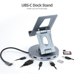 Siig CE-MTDK31-S2 Ac Ce-mtdk31-s2 Usb-c Multitask Hub Stand Holder F U