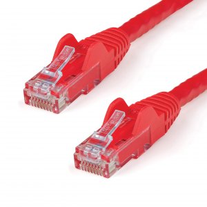 Startech N6PATCH12RD 12ft Cat6 Ethernet Cable - Red Snagless Gigabit -