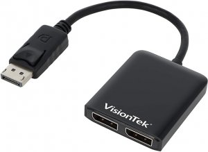 Visiontek 901104 Displayport To Dual Displayport Adapter - Mst Hub