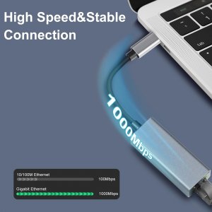 Adesso AUH-5000 Usb-c To Ethernet Network Adapter (taa Compliant)