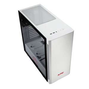 Adata 15260045 Invader Mid-tower Pc Case White Atx Tempered Glass Side