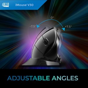 Adesso IMOUSEV3-TAA Usb Adjustable Vertical Ergonomic Mouse (taa Compl