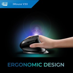 Adesso IMOUSEV3-TAA Usb Adjustable Vertical Ergonomic Mouse (taa Compl