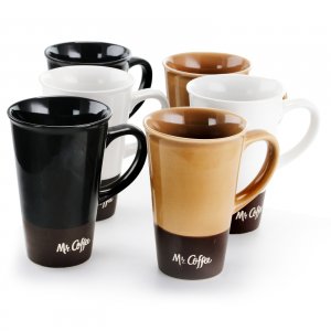 Mr 122957.01 Mr. Coffee Cafe Zortea 6 Piece 16 Ounce Ceramic Mug Set I