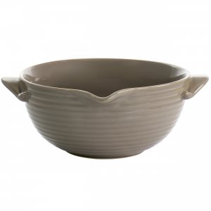 Martha 123646.01 10 Inch 88 Fl. Oz. Stoneware Prep Batter Bowl In Taup