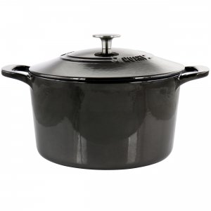 Martha 97289.02R Gatwick 7 Quart Enameled Cast Iron Dutch Oven With Li