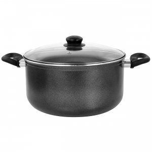 Oster 115647.02 Pallermo 9 Qt Aluminum Dutch Oven With Lid In Charcoal