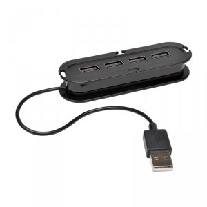 Tripp  4-port Usb 2.0 Compact Mobile Hi-speed Ultra-mini Hub W- Cable 